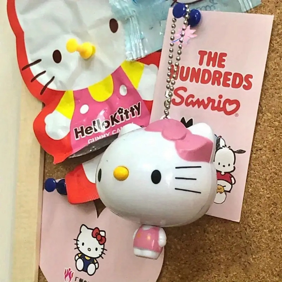 Hello Kitty Tape Measure Keychain 60" Retractable - Picture 2 of 6